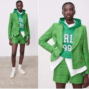 NWT Zara tweed blazer